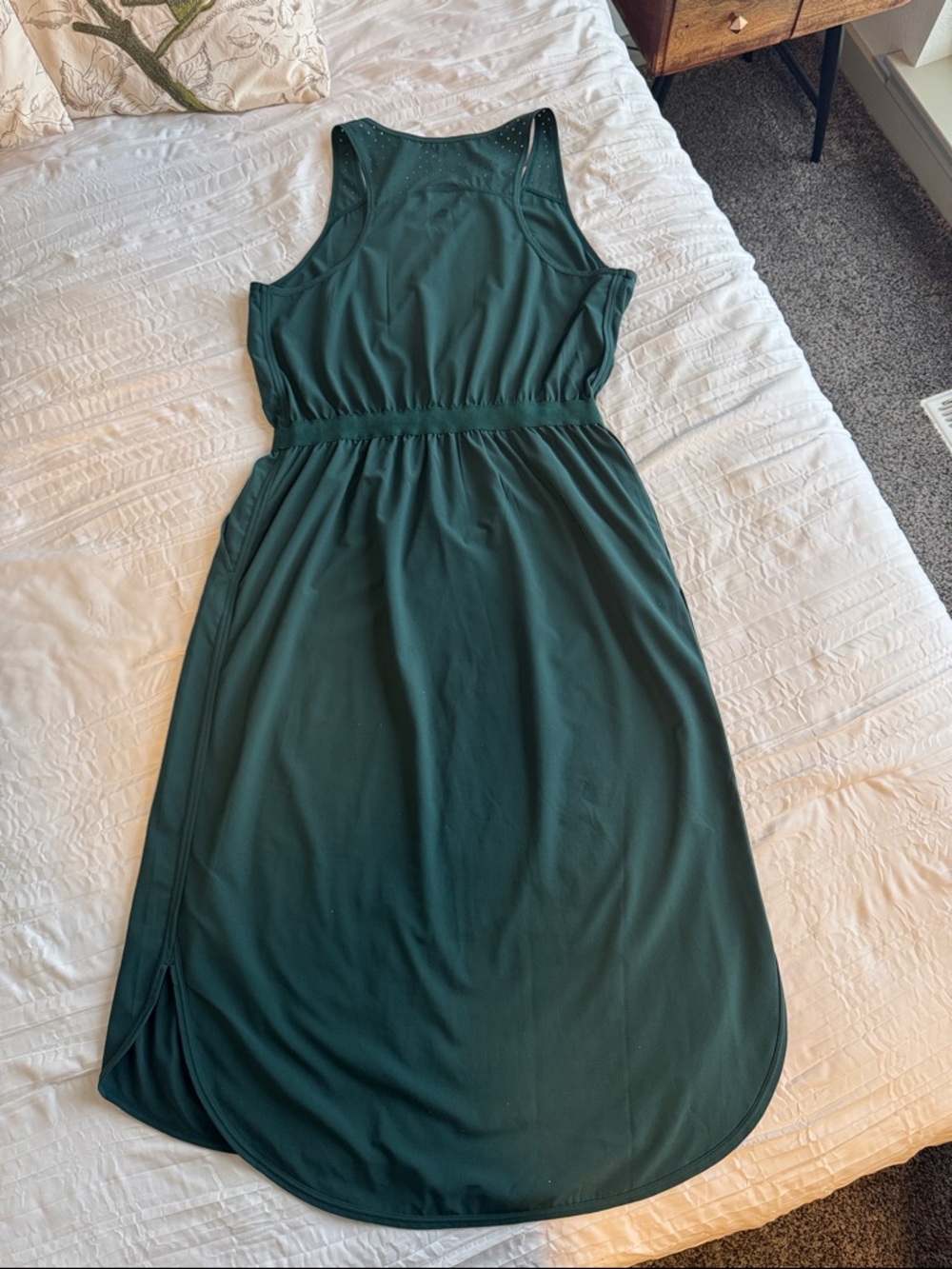 Zella Mix It Up Dress Emerald Green Small - Picture 4 of 4